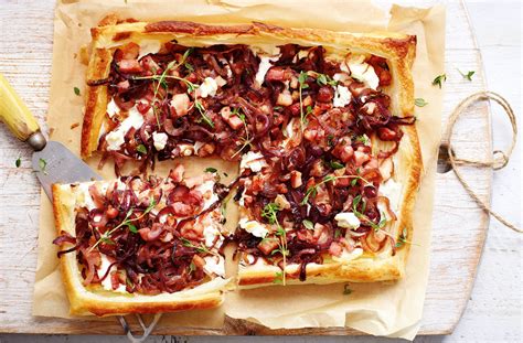 Ricotta Bacon And Red Onion Tart Tesco Real Food