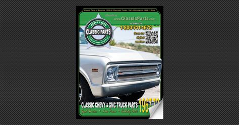 Classic Parts Of America 1967 1972 Chevy Truck Parts Catalog