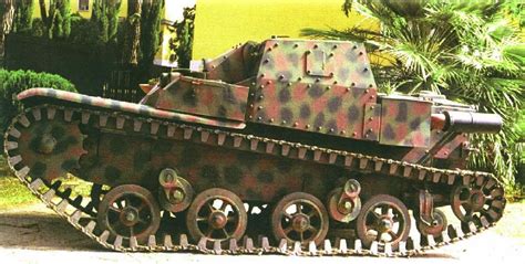 Axis Tanks And Combat Vehicles Of World War Ii Carro Veloce Cv L