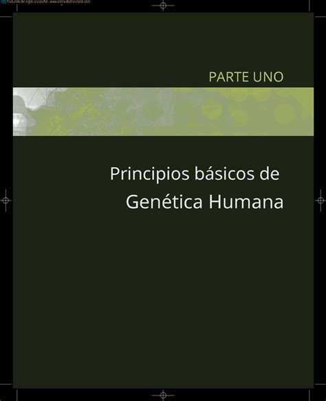 SOLUTION Principios básicos de genética humana Studypool