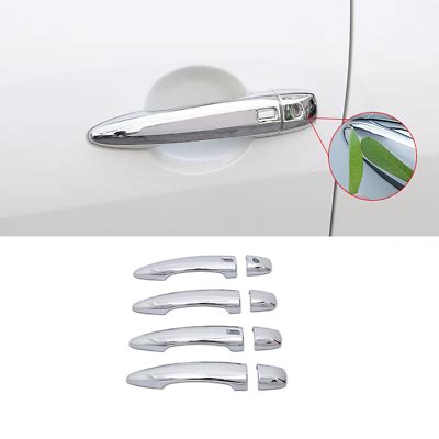 Abs Chrome Door Handle Cover Molding Trim For Nissan Sentra