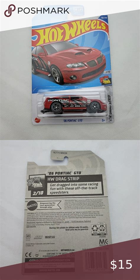 Hot Wheels Pontiac Gto Hw Drag Strip Pontiac Gto Gto Pontiac