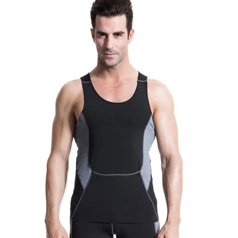 Brand Mens Sleeveless Shirts Summer Slim Fit Compression Tank Tops Gyms