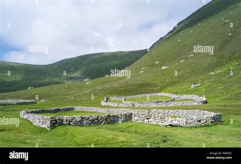 The Islands Of St Kilda Archipelago In Scotland Island Of Hirta With