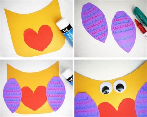 Easy Valentine Owl Craft For Preschoolers Journey To Sahm