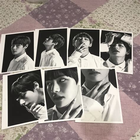 Jual Rare Bts Face Photo Collection Photobook Postcard Photocard Wings Tour Sharing Member Set