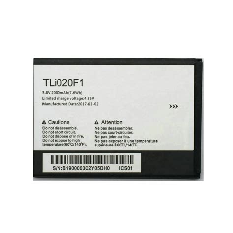 New Mah Tli F Battery For Alcatel One Touch Pop D C