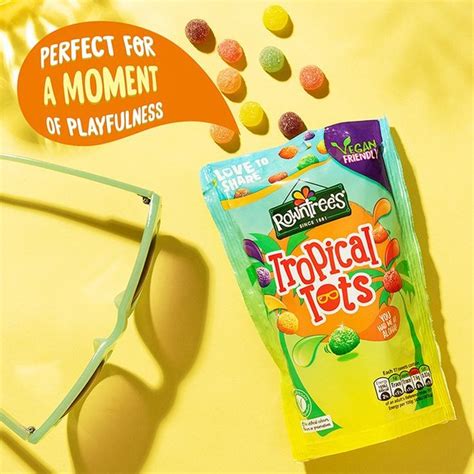 Rowntrees Jelly Tots Tropical Pouch Ocado