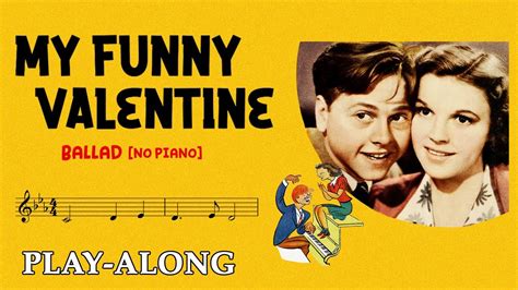 My Funny Valentine [no Piano] Eb Ballad Backing Track Youtube