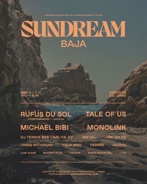 R F S Du Sol Announces Dates And Lineup For Sundream Baja Edm