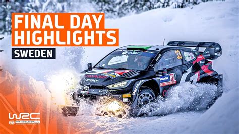 Final Day Highlights Wrc Rally Sweden 2024 Youtube