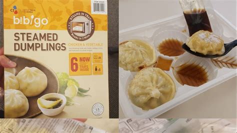 Costco Bibigo Steamed Chicken Dumplings Is It Good Youtube