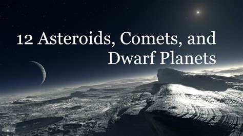 Asteroids Comets And Dwarf Planets Youtube