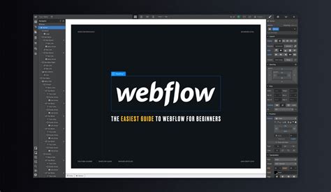 The Easiest Guide To Webflow For Beginners In 2020 Web Design Easy