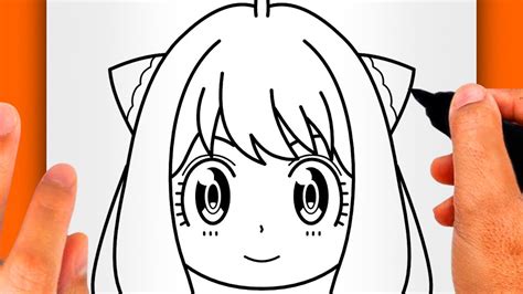 How To Draw Anya Easy Anya Drawing Youtube