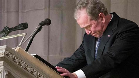 Discurso De George W Bush En El Funeral De Su Padre