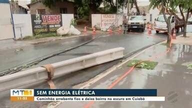 MTTV 1ª Edição Cuiabá Moradores do Jardim Mariana ficam sem energia