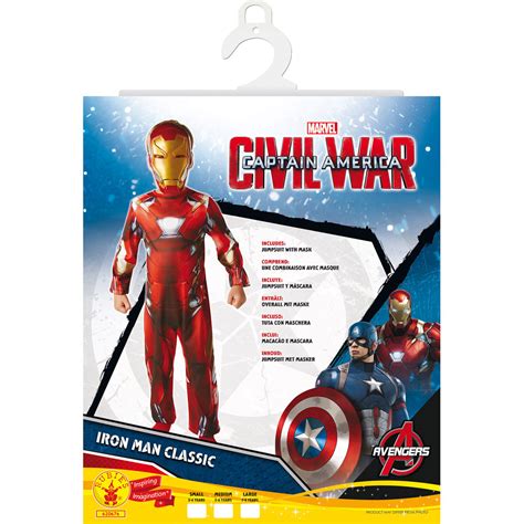 Déguisement Classique Iron Man Garçon Civil War