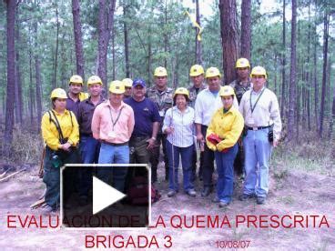 Ppt Evaluacion De La Quema Prescrita Brigada Powerpoint