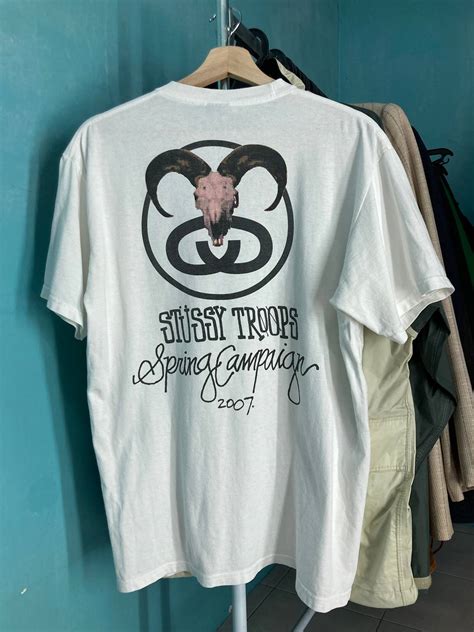 Stussy Rare Stussy Troops Spring Campaign 2007 Shirt Grailed