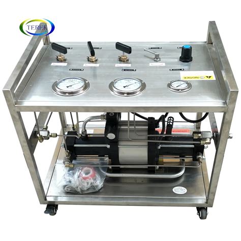 Terek Pneumatic High Pressure Nitrogen Oxygen Helium Hydrogen N2o Co2 O2 Gas Booster Transfer