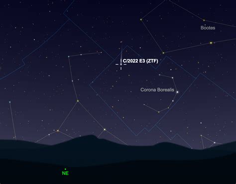 La comète ZTF est visible près de Mars cette nuit