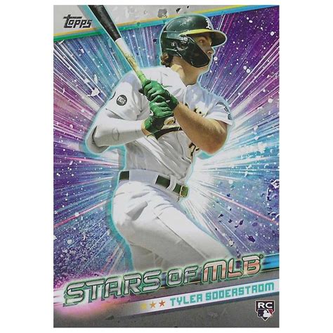 Topps Stars Of Mlb Tyler Soderstrom Rc Smlb Oakland Athletics