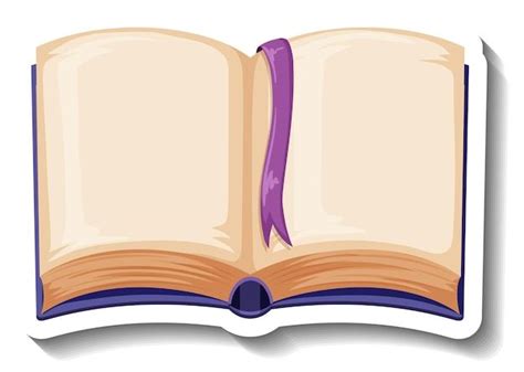 Old Open Book Vector Illustration