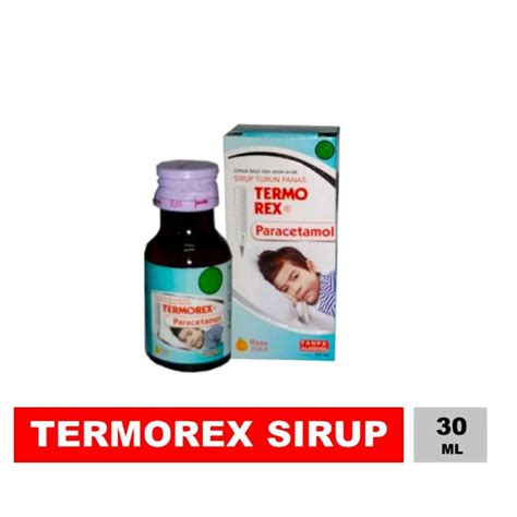 Jual Termorex Plus 60 ml / Termorex Syrup 60 ml / Termorex Syrup 30 mo | Shopee Indonesia