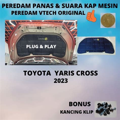 Jual Best Exclusive Vtech Peredam Panas Dan Suara Kap Mesin TOYOTA