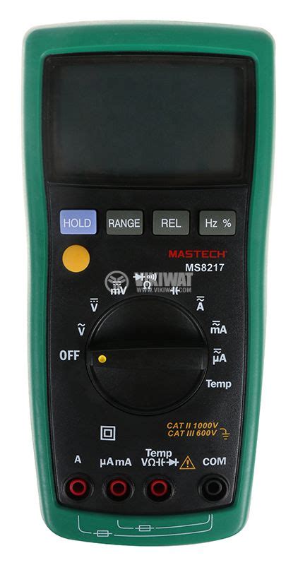 Digital Multimeter MS8217 LCD 4000 Vdc Vac Adc Aac Ohm F Hz C