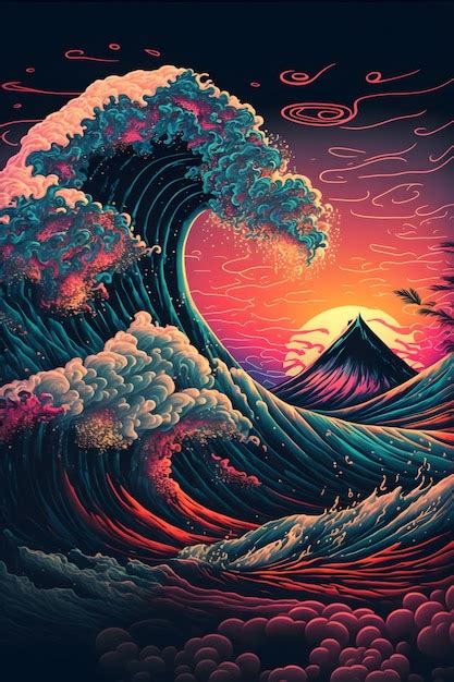 Premium Photo The Great Wave Of Kanagawa