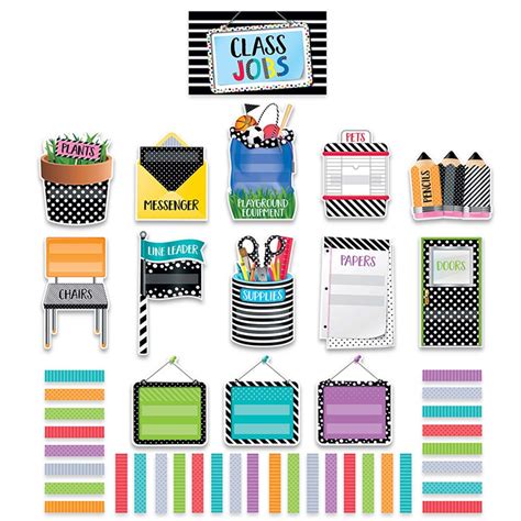 Bold And Bright Class Jobs Mini Bulletin Board Ctp2184 Creative