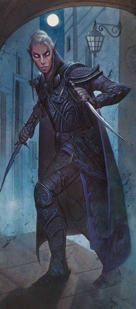 Art Gallery Elfi Scuri Drow Planescape It Elves Fantasy Dark