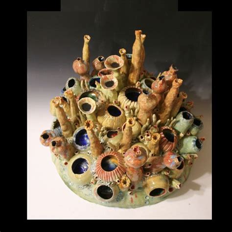 Coral Reef Inspired Artwork By Artist Diane Martin Lublinski Clayforms By Diane Martin