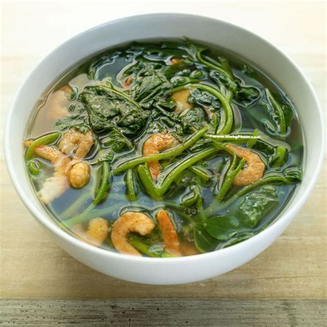 sweet potatoes leaf soup