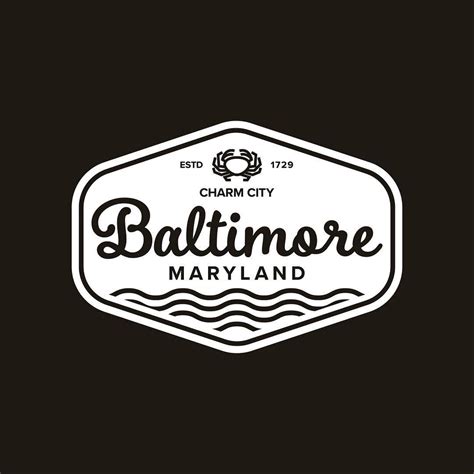 Baltimore, Maryland Badge Design ⠀⠀⠀⠀⠀⠀⠀⠀⠀ Continuing my location-based theme with Baltimore, MD ...