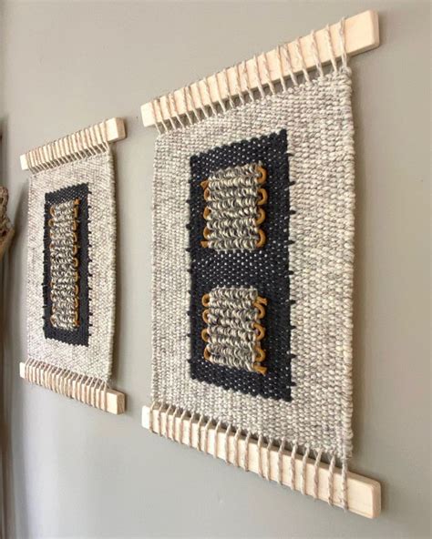 Set Of Two Hand Woven Wall Hanging Curated On LTK Weaving Loom