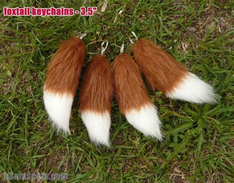 Fox Tail Keychain By Joecifur On Etsy