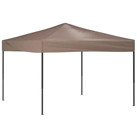 ESTINK Tente de réception pliable Taupe 3x3 m Cdiscount Jardin