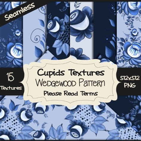 Second Life Marketplace Cupids Textures 15 Wedgewood Patterns