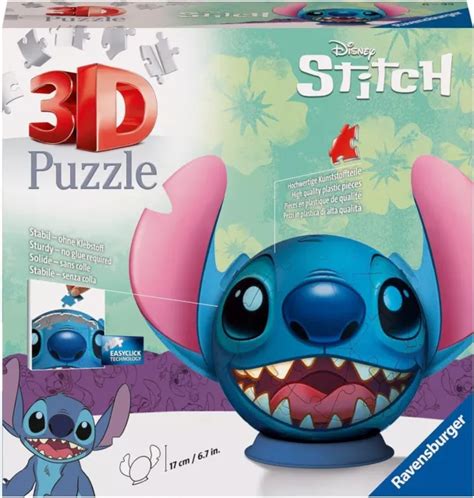 DISNEY LILO AND Stitch 3D Stitch Jigsaw Puzzle Ravensburger BNWT