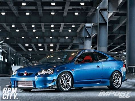 Blue Acura Rsx Type S