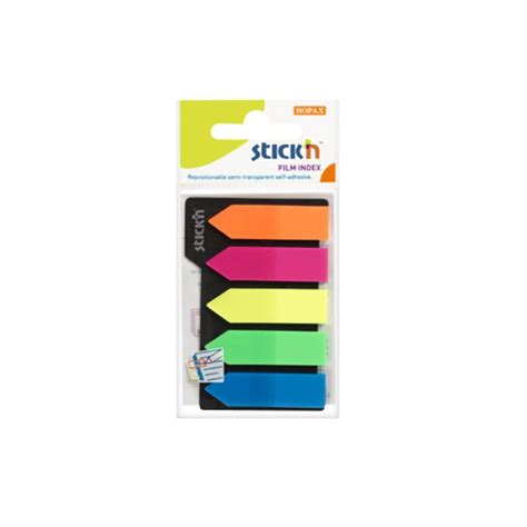 Index T Flecha Neon 5 Colores X25 Hojas 21143 Stickn