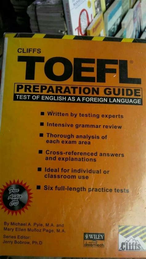 Jual Cliffs Toefl Preparation Guide Test Of English A Foreign Languange