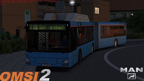 Omsi 2 Ahlheim Laurenzbach Updated Line 818 MAN NG 313 CNG YouTube