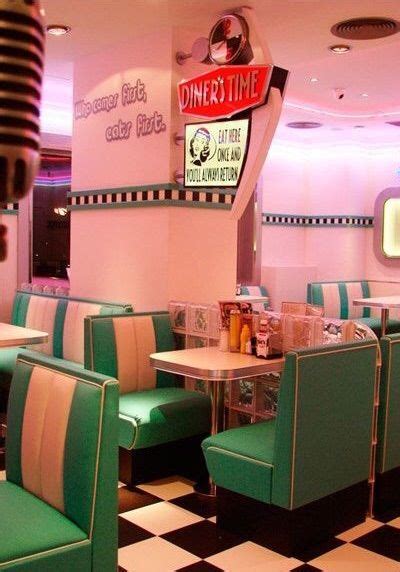 1980s Vintage Style Diner Retro Diner Diner Aesthetic Vintage Diner