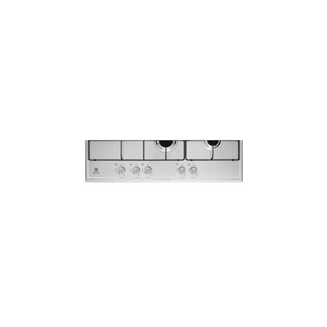 ELECTROLUX KGS7564SX PIANO COTTURA 75CM 5 FUOCHI A GAS TRIPLA CORONA INOX