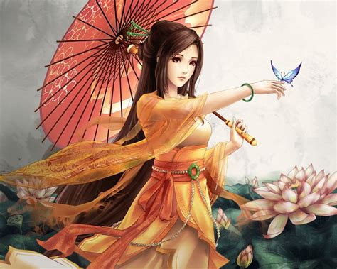 Oriental Fantasy Fantasy Art Women Anime Art Girl Digital Art Girl