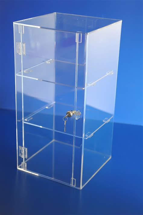 Lockable Display Cabinet 600 x 300 x 300 | Plasticraft Displays